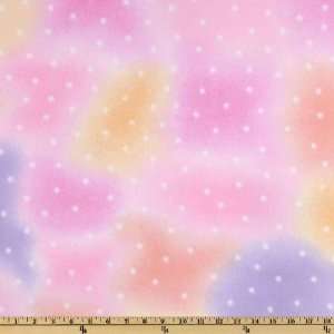   Wonderama Fleece Multi Pink Fabric By The Yard Arts, Crafts & Sewing