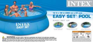 NEW INTEX 12 x 36 Easy Set Pool Set w/Filter Pump 078257398065 