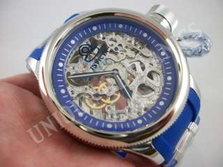 Invicta 1089 Russian Diver Skeleton Mechanical Stainless Steel Watch 