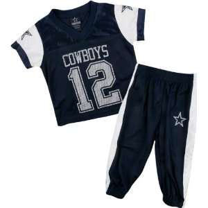   Navy Jigsaw Football Uniform Jersey & Pant Set