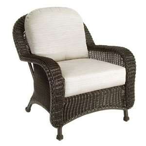  Classic Wicker Outdoor Lounge Chair with Cushions   Arbor 