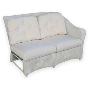  Reflections Left Arm Love Seat Finish Bamboo, Fabric 