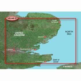  Garmin VEU461S   Thames Estuary   SD Card GPS 