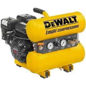 DEWALT D55250 4 Horsepower 4 Gallon Oiled Twin Hot Dog Gas Compressor