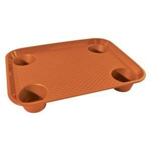  Orange GET FT 20 14 x 18 Fast Food Tray with Cup Holders 