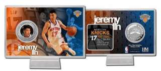 Jeremy Lin Silver Coin Card   New York Knicks 633204755751  