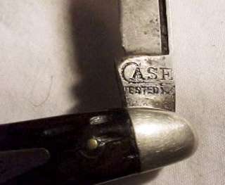 Case peanut pocket knife Case Tested XX 1920 1940 2 blades  