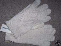 NWT AEROPoSTALE CABLE KNIT GLOVES CREAM  