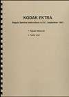 Kodak Ektra Camera Repair Manual & Parts List