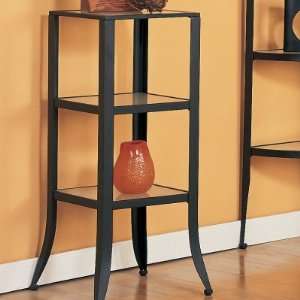   California Metal and Glass Etagere Plant Stand Patio, Lawn & Garden