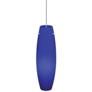  Alico Pendina Single Lamp Pendant with Cobalt Blue Case Glass Shade 