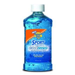 Banana Boat Cool Zone After Sun Cooling Gel, 8 Ounce (Pack of 2)