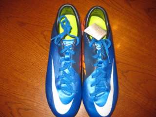 Nike Mercurial Miracle II FG Soccer Cleats Size 9 Sample Blue Platinum 