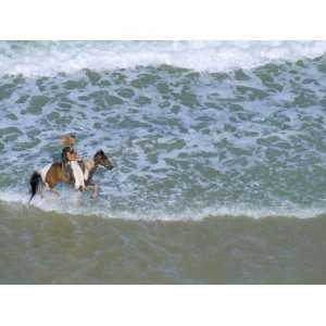  Woman Riding Horse on the Beach, Tibau Do Sul, Natal, Rio 