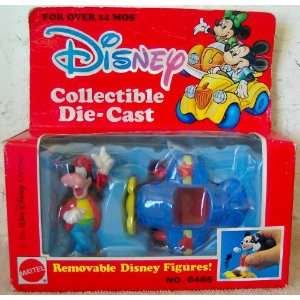  Disney Goofy Airplane Die Cast Collectible Toys & Games