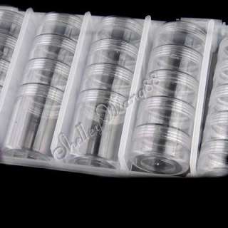28 S Bead Box Case Organizer Clear Stackable Containers  