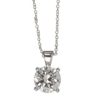  Crislu Solitaire Pendant (2.00 cttw) CRISLU Jewelry