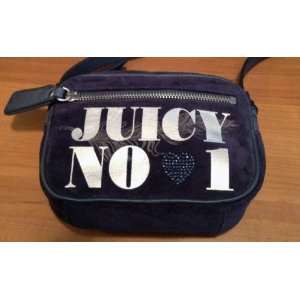  Juicy Couture Crossbody Handbag Juicy No 1 Blue Velure 