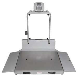   wheelchair scale w/ handrails   lb/kg   2 RAMPS Health & Personal