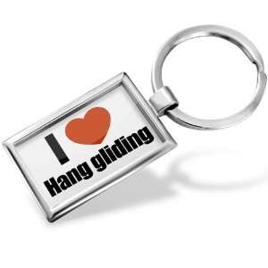  Keychain I Love Hang gliding   Hand Made, Key chain ring 