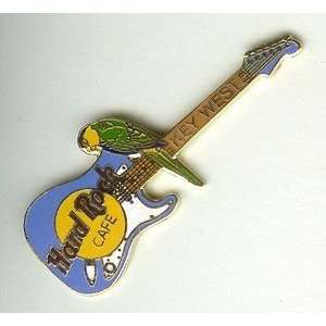 Hard Rock Cafe Pin # 3857 Key West Guitar with Parrot