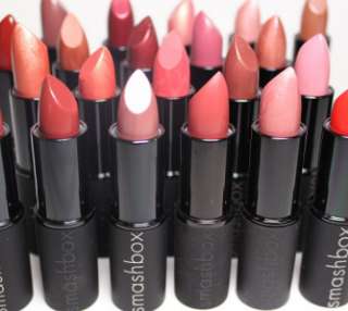 Smashbox Your Choice of 10 Lipstick with Case NEW Retail $160+  