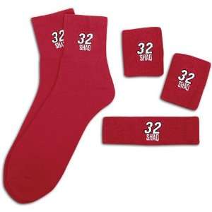  Heat For Bare Feet Mens NBA Player Socks 3 Pack ( ONeal 