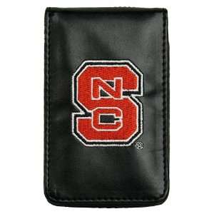  North Carolina State Wolfpack Black Leather Embroidered 