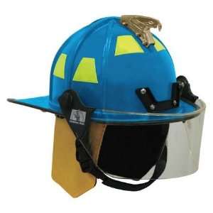  MORNING PRIDE HDO Fire Helmet,Blue,Traditional