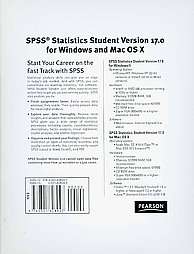   For Windows and Mac OS X by Spss Inc and Inc Spss 2009, CD ROM  