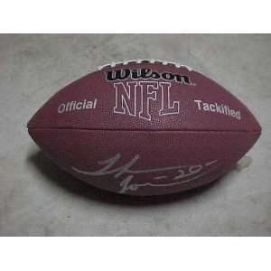 Thomas Jones Hand Signed Autographed New York Jets Full Size NFL MVP 