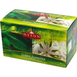 JASMINE (Green Tea) HYSON, 25 Teabags in Cardboard Carton 37.5g 