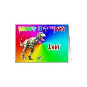  Levi, T rex Birthday Card Eater Card Health & Personal 