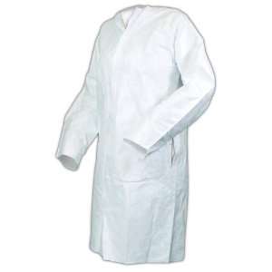 Magid C111M EconoWear Tyvek Disposable Lab Coats, Medium, White (Case 