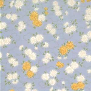  Moda Miyabi Mums Sky Sold in 1/2 Yard Increments Arts 