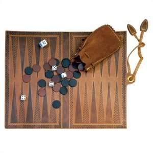  Mulholland Brothers AL941 X Leather Backgammon Set Toys 