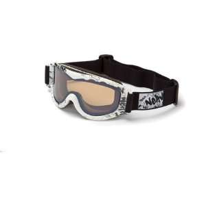  Optic Nerve Kids Snowplow Goggles   White Sports 