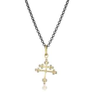 Erica Molinari Renaissance 14k Small Greek Orthodox Cross Charm 