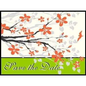   lime green wedding Save the Date Postage Stamps