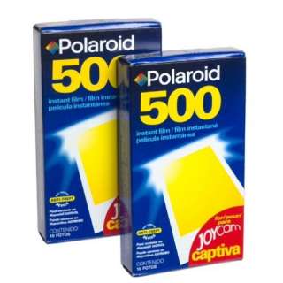  Polaroid 500 Captiva 500 Film Twin Pack