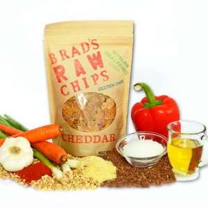 Cheddar   Brads Raw Chips  Grocery & Gourmet Food