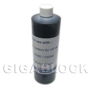 ) Pigment based Black Refill Ink for CIS System HP Officejet Pro K550 