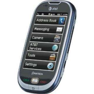 Used Pantech P2020 Ease   AT&T Touchscreen Cell Phone  