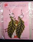 Fashion Lucky Leaf Earrings Made Jewelers Metal That Ha