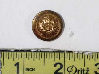 Antique U.S. Military Metal Button with Federal Eagle & Shield  