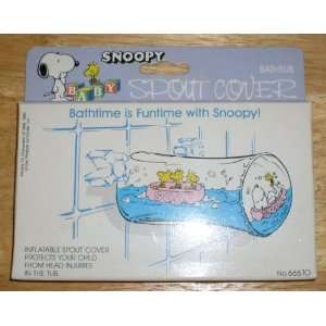   Peanuts Snoopy & Woodstock Bathtub Spout Cover