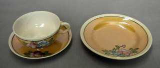 VTG LOT MINIATURE LUSTRE LUSTER WARE COFFEE TEA SET JAPAN UNKNOWN 
