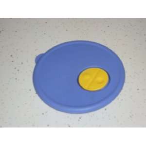   Rock N Serve Round Replacement Lid / Seal Blueberry Mist with Yellow