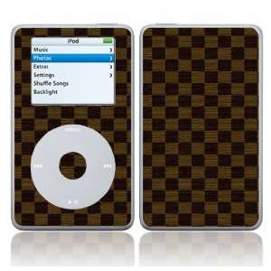 com BROWN CHECKER Design Apple iPod Classic 120GB 6 6G 6th Generation 