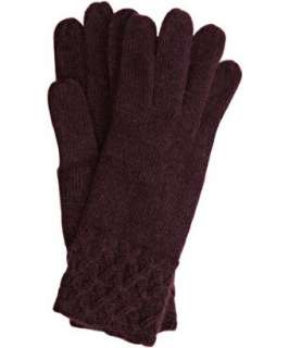   basket weave detail gloves  